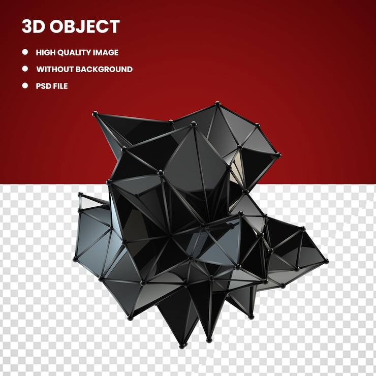 PSD struktura psd 3d plexus
