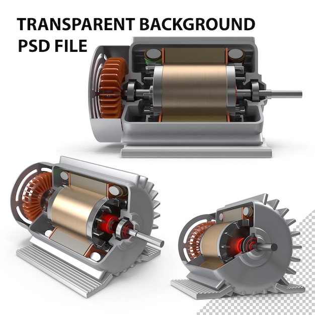 PSD struktury silników elektrycznych png