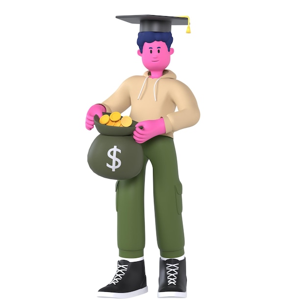 PSD student boy loan finance education university