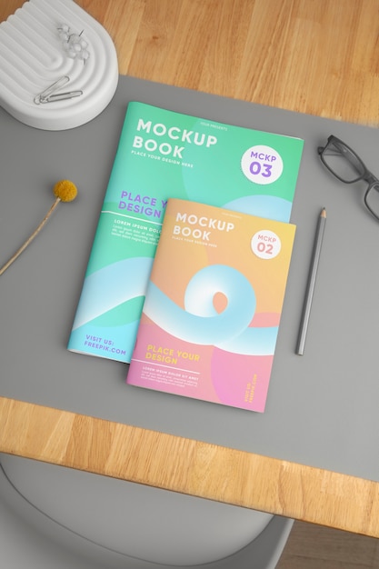 PSD mockup del desktop dello studio