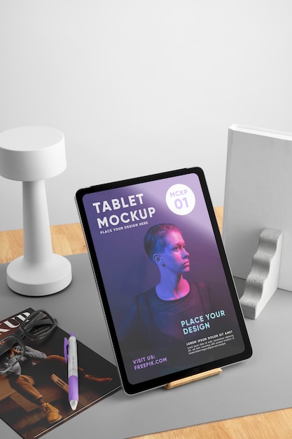 PSD mockup del desktop dello studio