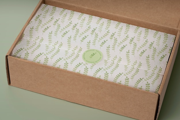 PSD studio wrapping paper mockup