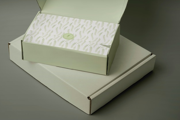 PSD studio wrapping paper mockup