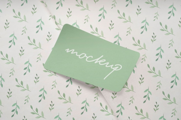 PSD studio wrapping paper mockup