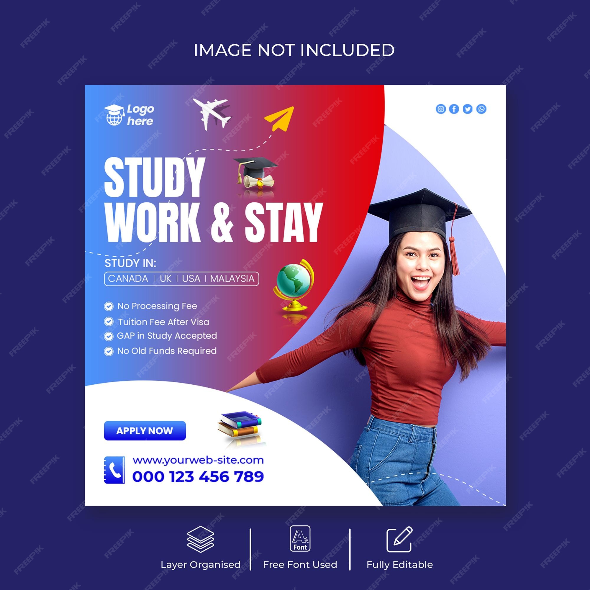 premium-psd-study-abroad-education-instagram-post-and-social-media
