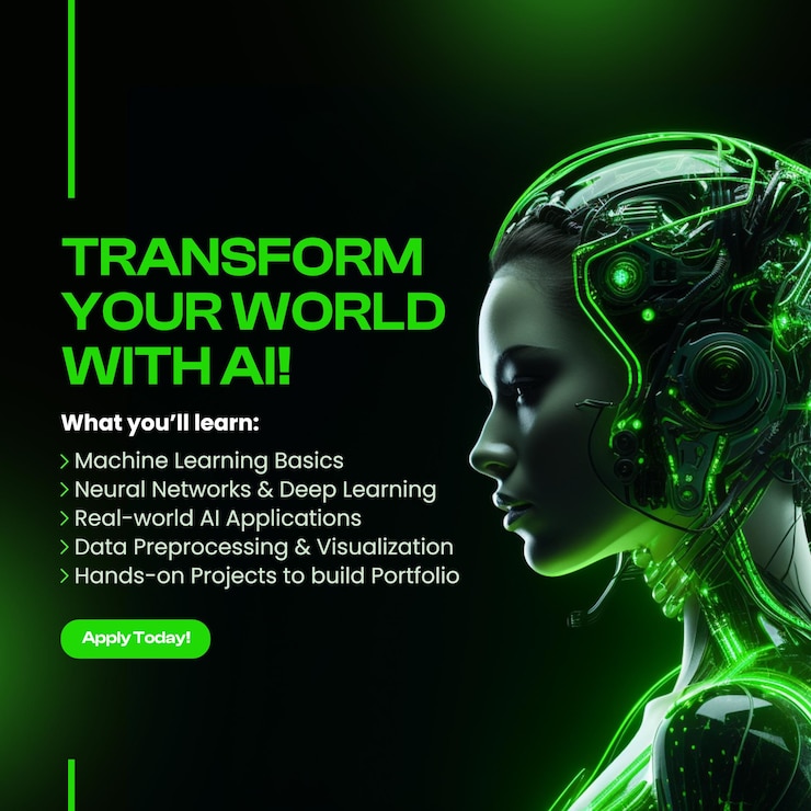 PSD study artificial intelligence poster design