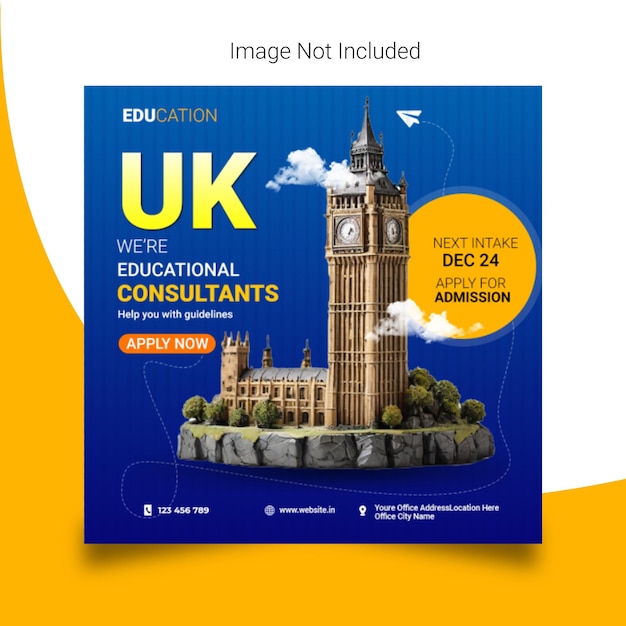 PSD study in uk post template design