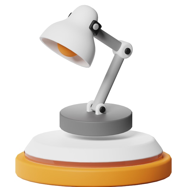 Study Lamp School Education 3D Object