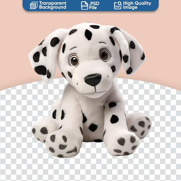 PSD stuffed animal dalmatian dog cute plush toys