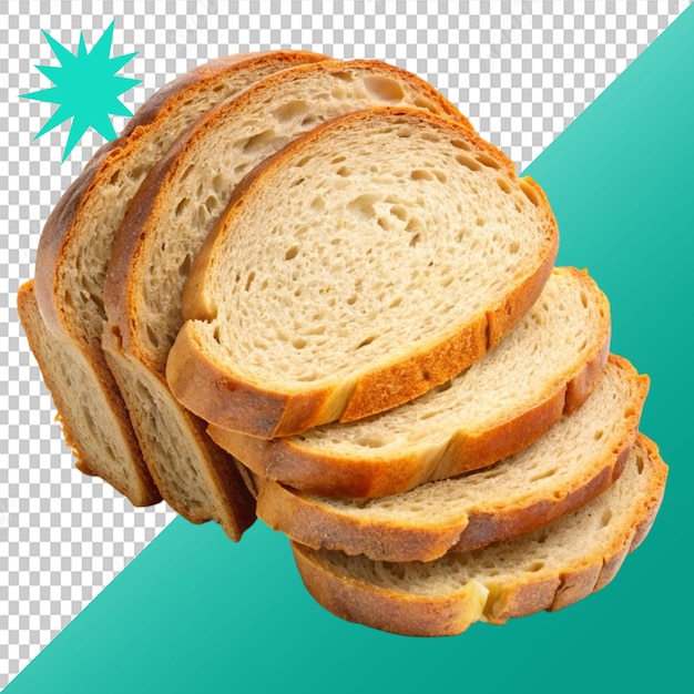 stukjes brood op een doorzichtige achtergrond