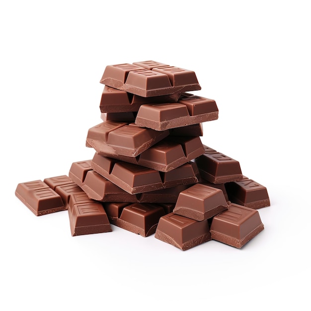 Stukjes melkchocolade