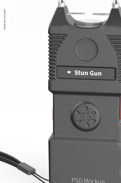 PSD stun gun mockup