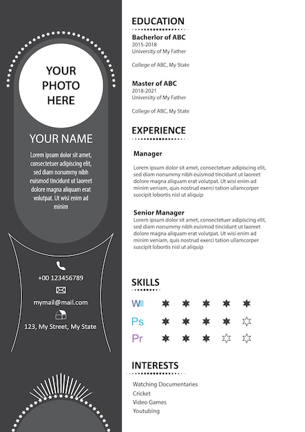 Stunning modern cv designs resume design to stand apart from the crowd in your interviews