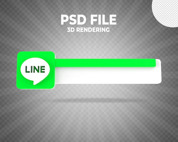 Styl Renderowania 3d Linii Dolny Trzeci Baner