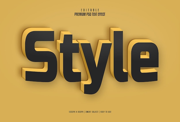 PSD style fully editable psd text effect maker