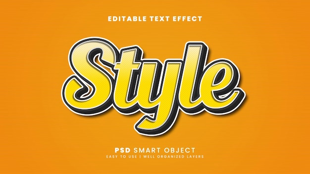 Style text effect