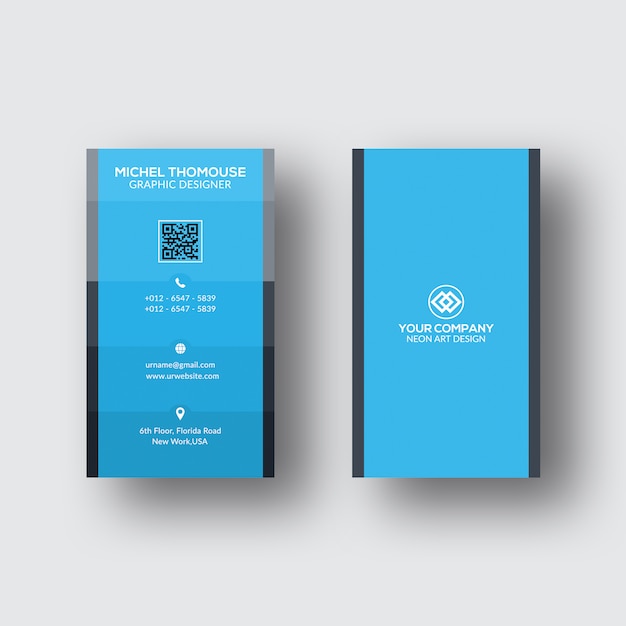 PSD styles personal business card