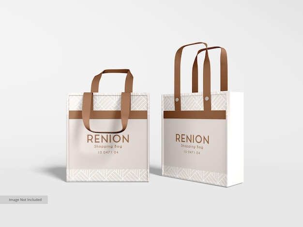 Mockup di marchio di borsa alla moda