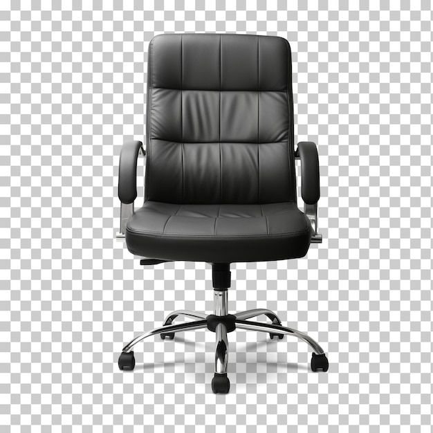 Stylish modern office chair isolated on transparent background png psd