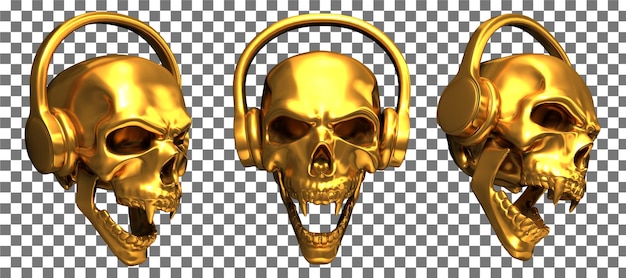 PSD stylish skull graphics psd