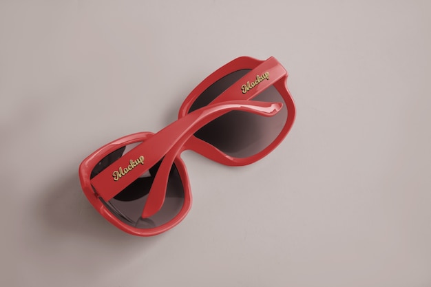 PSD stylish sunglasses mock-up design