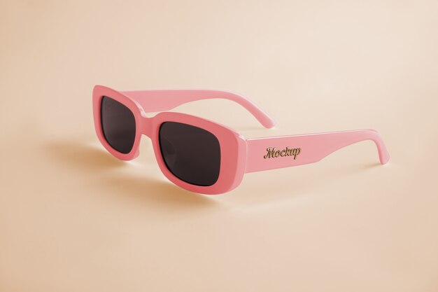 Stylish sunglasses mock-up design