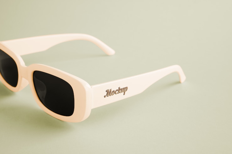 PSD stylish sunglasses mock-up design