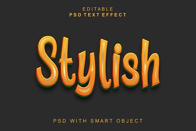 Premium PSD, Stylish text effect