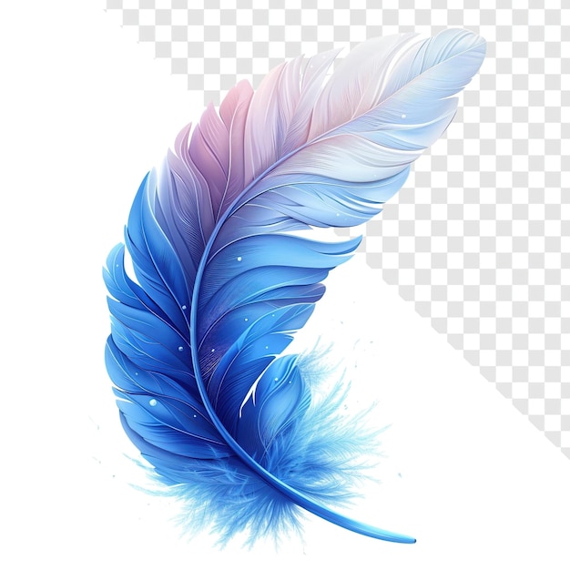 PSD stylized angel feather logo version six