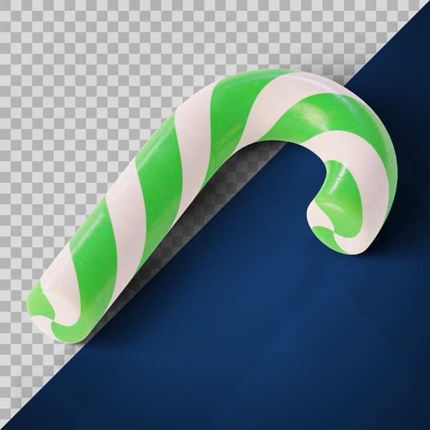 PSD stylized candy cane