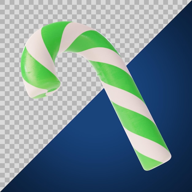 PSD stylized candy cane