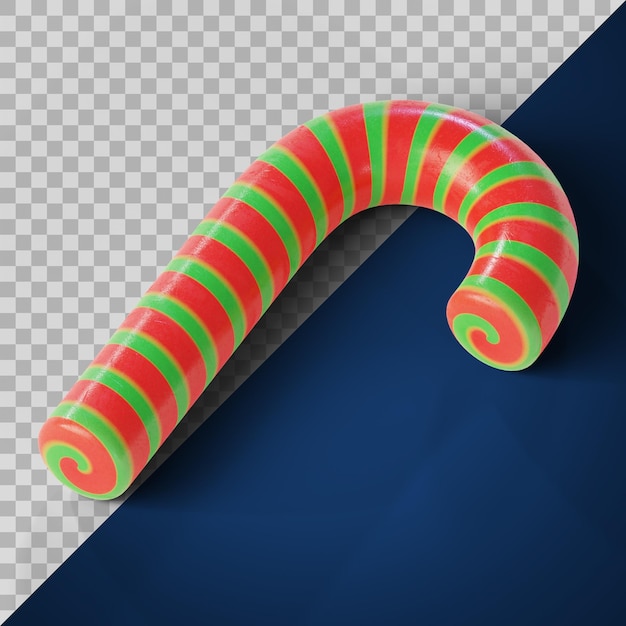 PSD stylized candy cane