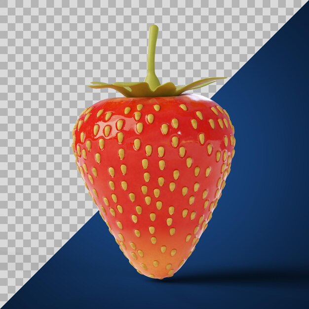 PSD stylized strawberry