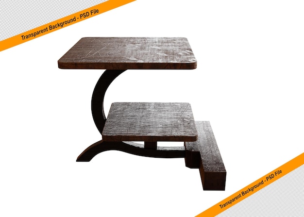 Stylized table 3d design