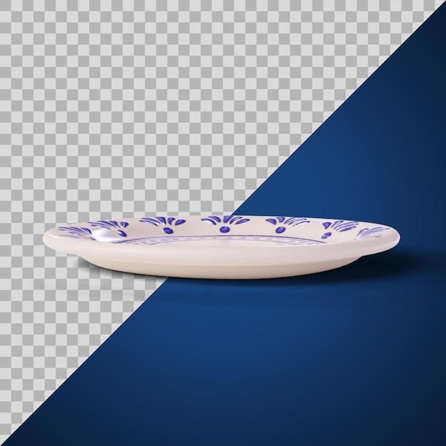 PSD stylized talavera plate