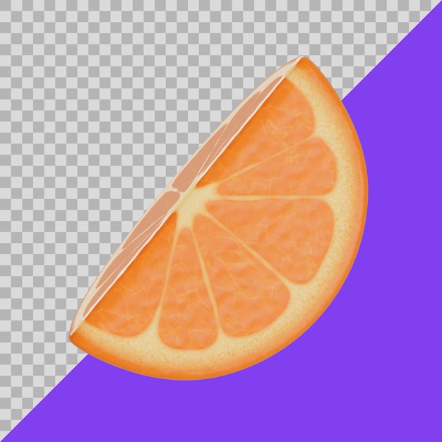 Stylizowany Pomarańczowy Plastry 3d