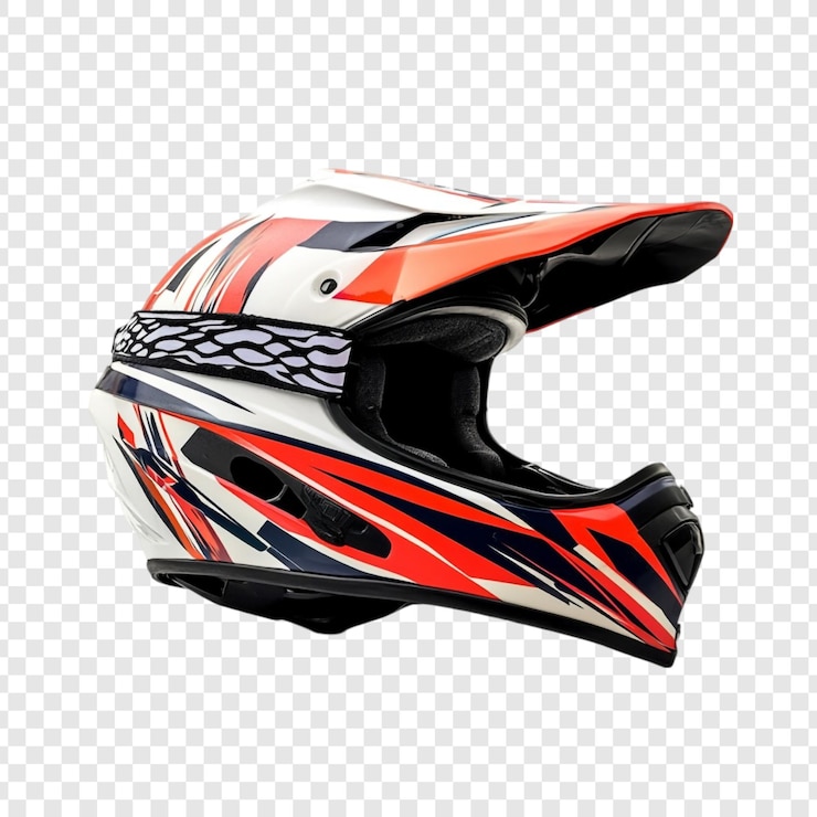 PSD stylowy czerwony biały i czarny hełm motocross sprzęt ochronny nakrycie głowy ekstremalne sporty rowerowe sprzęt wyścigowy hełm przygoda hełm off road hełm