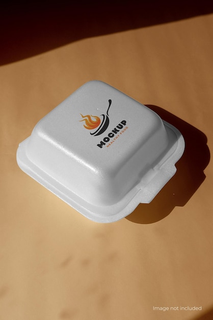 PSD styrofoam food containers mockup