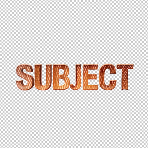 subject text words effect gold