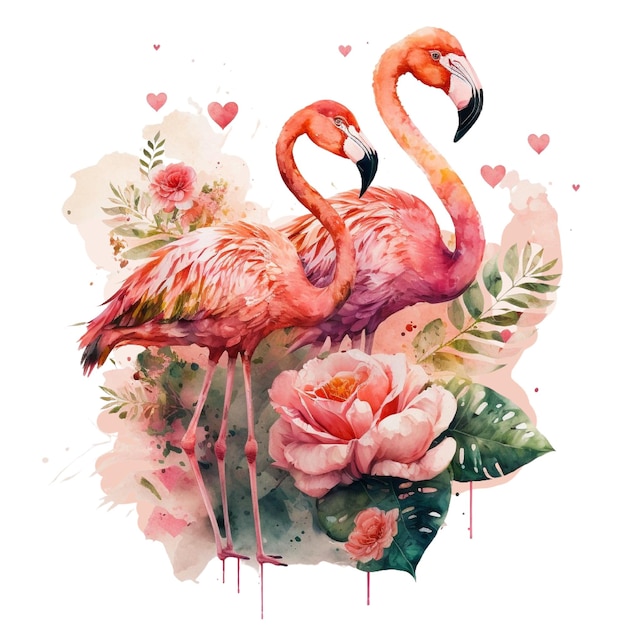 PSD sublimation flamingo
