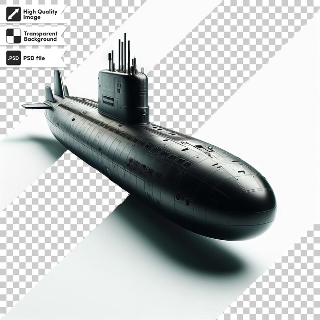 A submarine is shown with the words  the word submarine  on the bottom