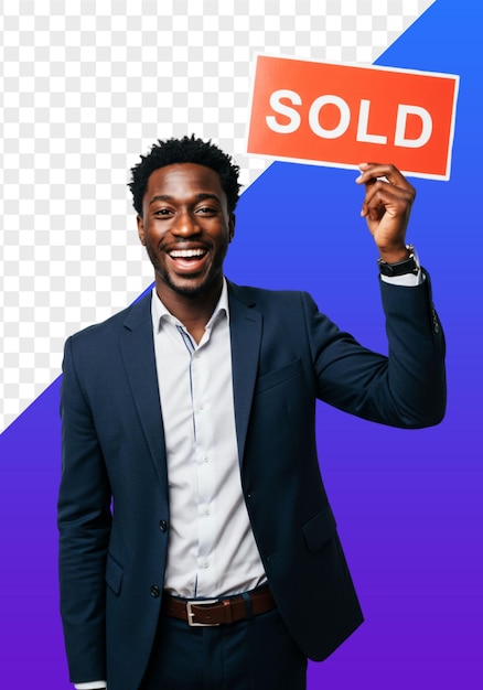 Successful real estate broker announces a sale