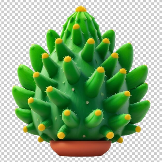 PSD pianta succulenta con png in vaso