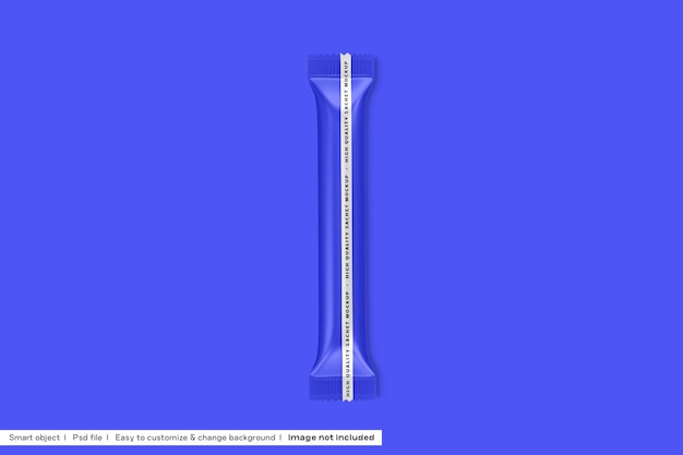 PSD Мокап пакета сахара