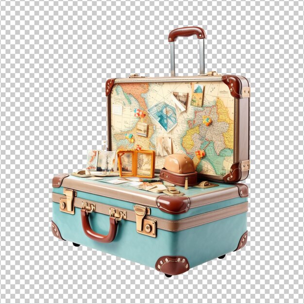 PSD suit bag on transparent background