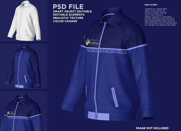 PSD modello di camicia a maniche lunghe