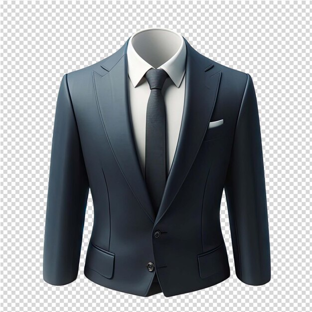 PSD a suit with a tie on it is made by a company