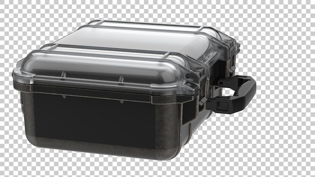 suitcase isolated on transparent background 3d rendering illustration