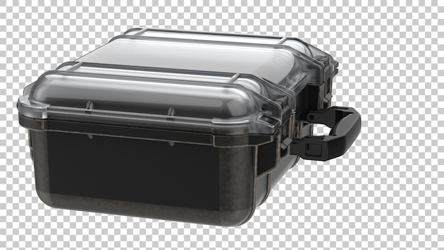 Suitcase isolated on transparent background 3d rendering illustration