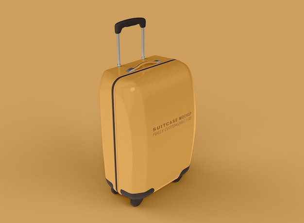 PSD suitcase mockup